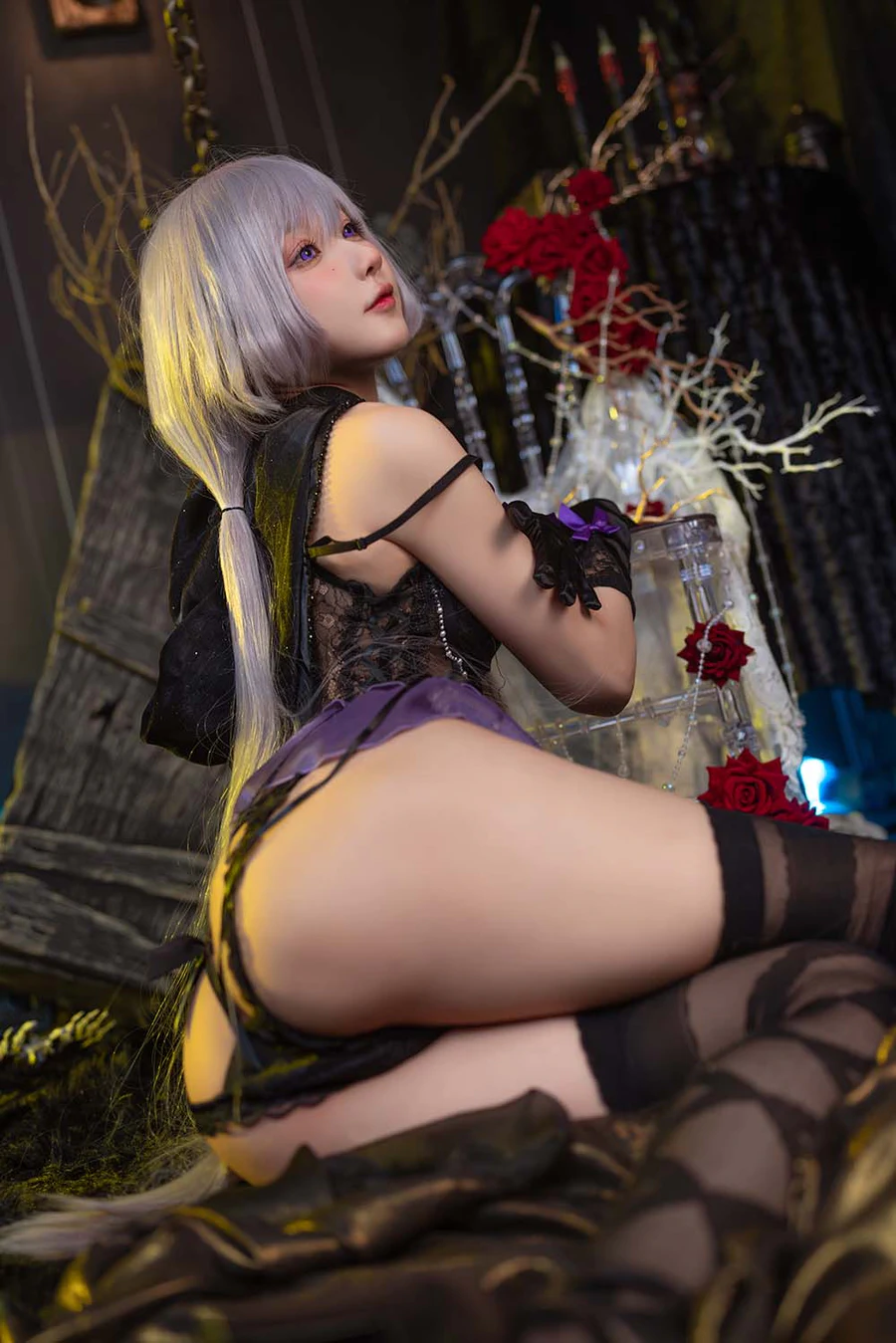 阿包也是兔娘 – 午夜瞌睡魔女 Cosplay-第1张