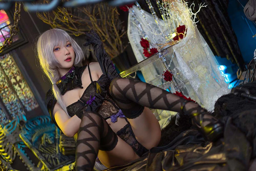 阿包也是兔娘 – 午夜瞌睡魔女 Cosplay-第2张