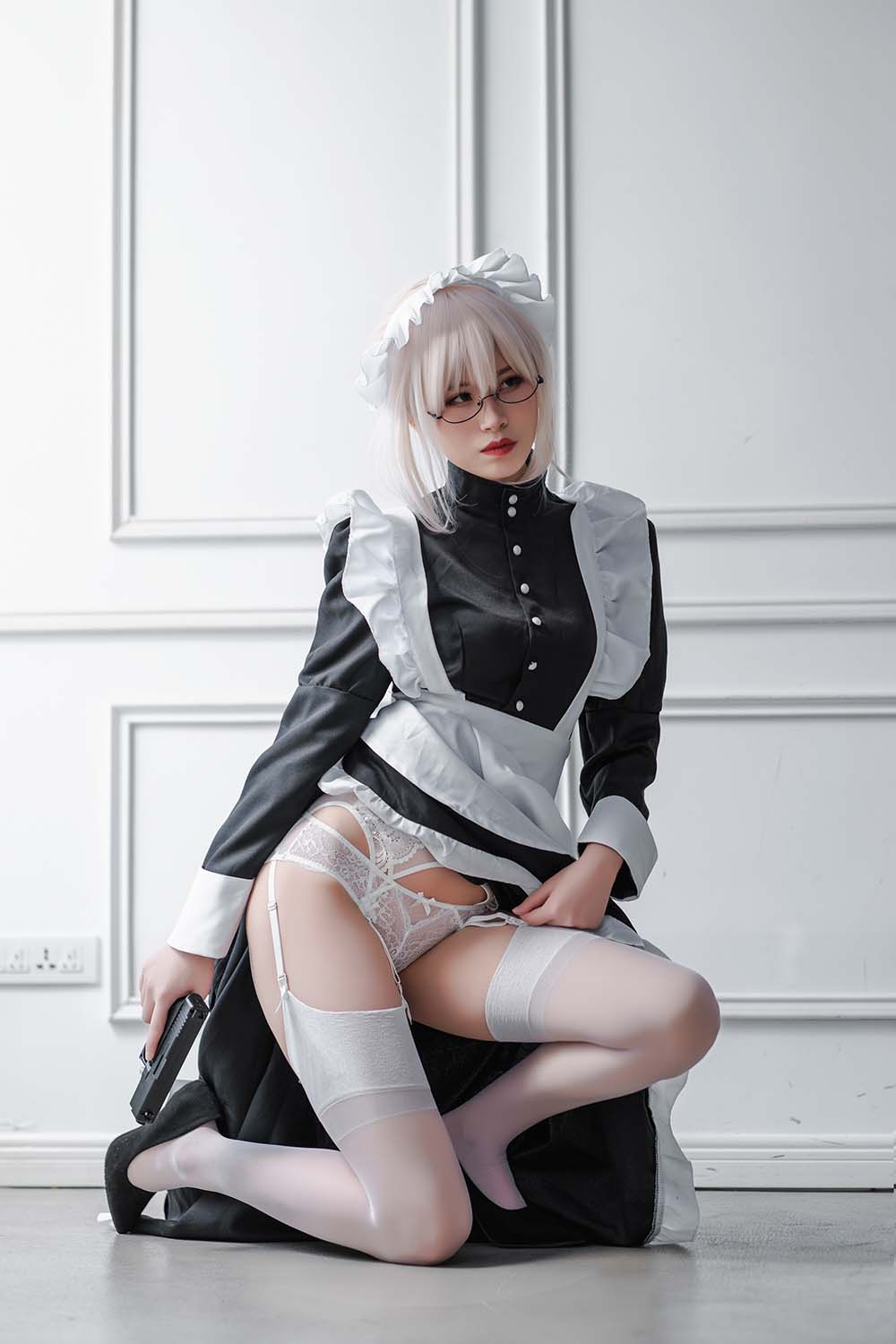 田璐璐 – 女仆长裙 Cosplay-第1张