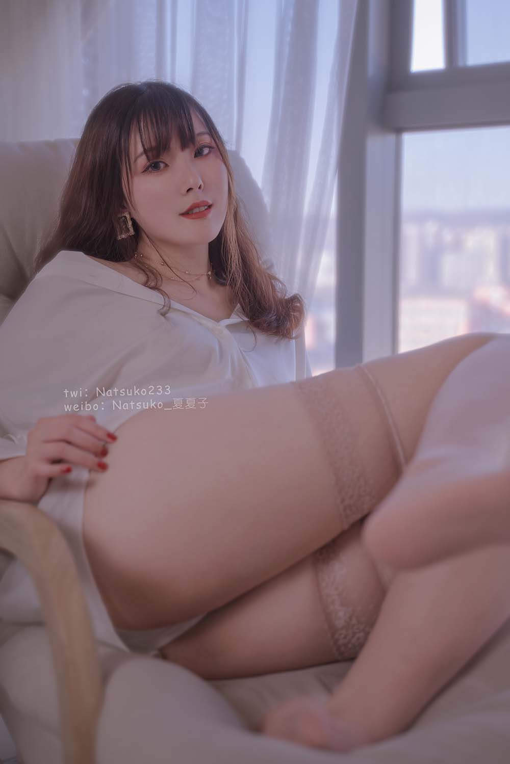 Natsuko夏夏子 – 男友衬衫 Cosplay-第2张