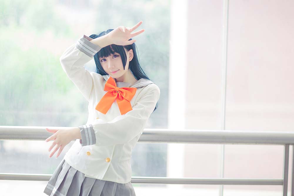 浅野菌子 – LoveLive!Sunshine!! 津岛善子 Cosplay-第1张