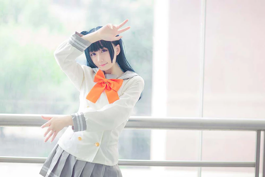 浅野菌子 – LoveLive!Sunshine!! 津岛善子 Cosplay-第1张