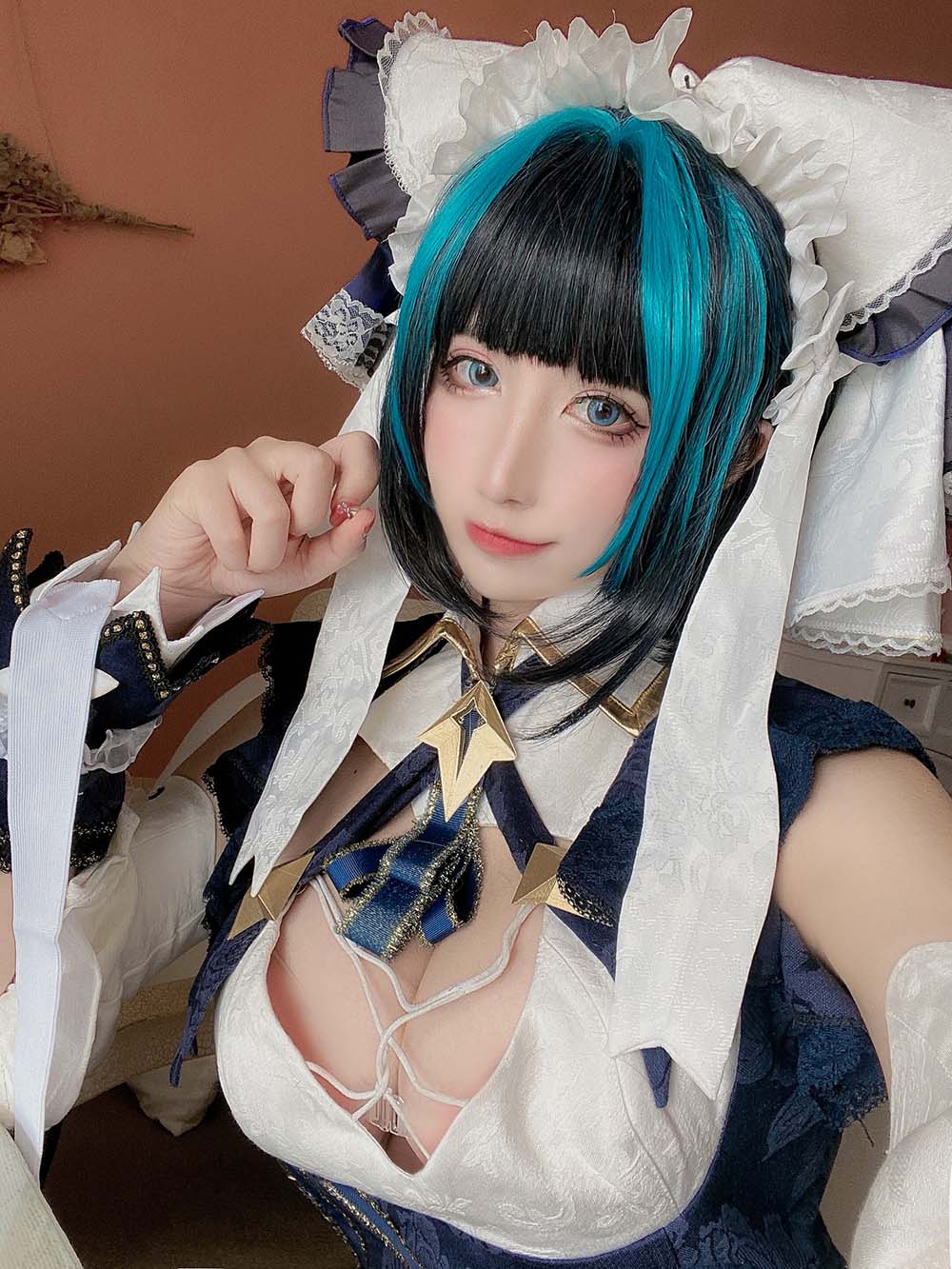 九曲Jean – 柴郡自拍 Cosplay-第1张