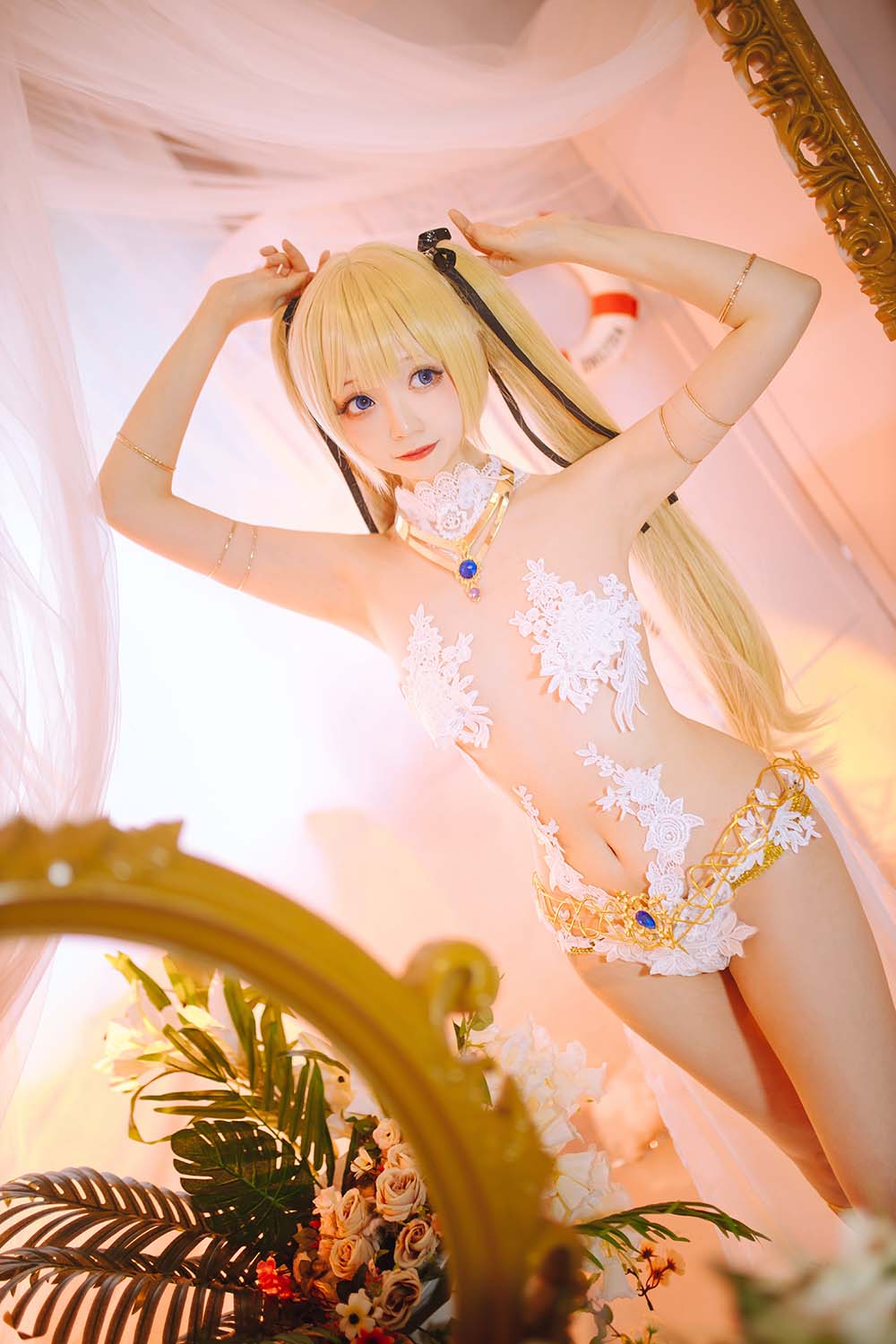 小野寺地瓜 – 玛丽萝丝 天使翅膀 Cosplay-第2张