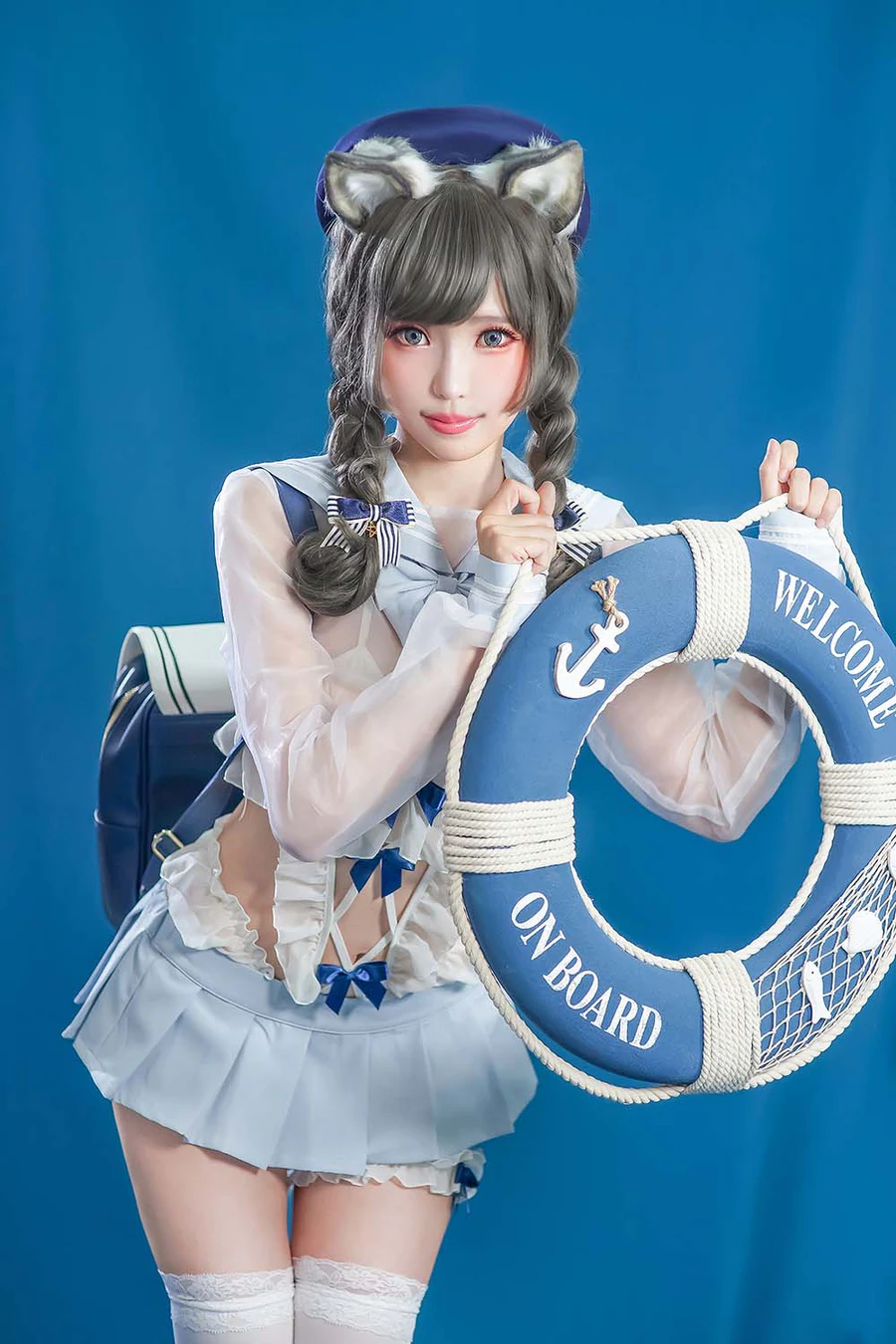 Ely_eee(ElyEE子) – 灰太狼-泳圈 Cosplay-第1张