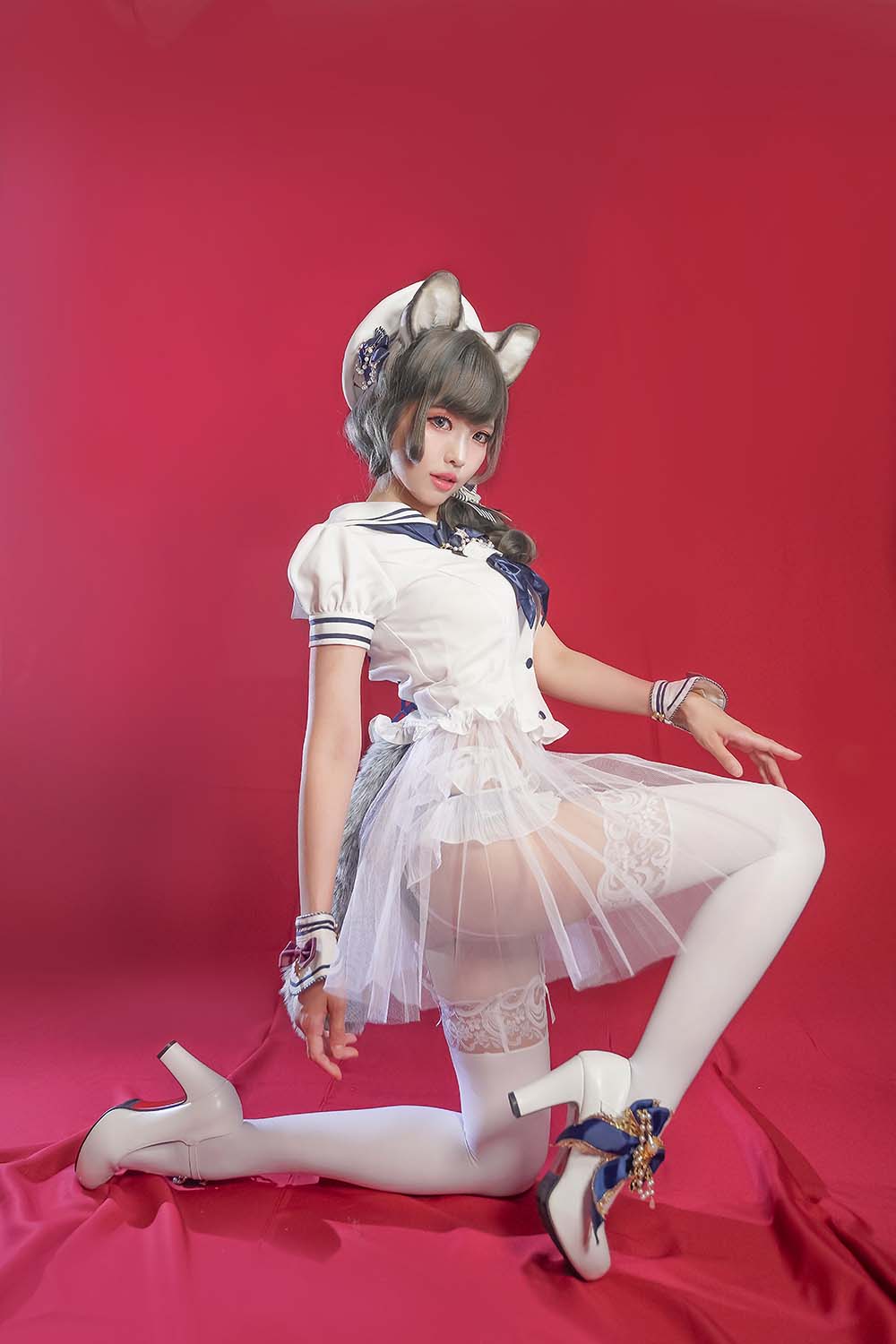 Ely_eee(ElyEE子) – 灰太狼-jk Cosplay-第2张