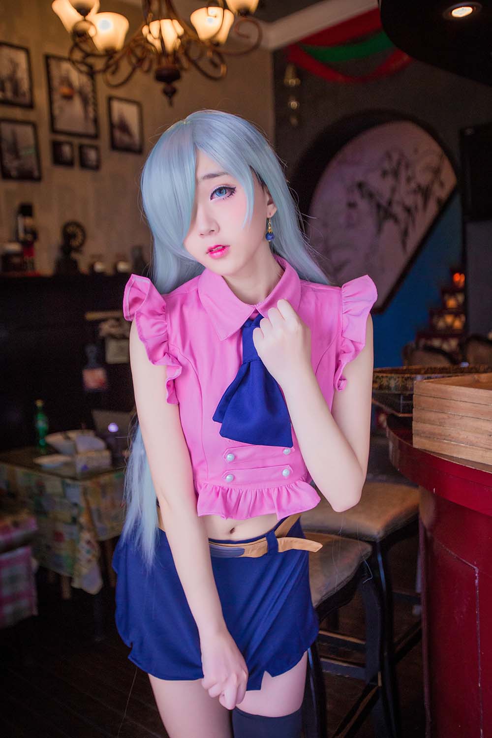 浅野菌子 – 七原罪 伊丽莎白·里昂妮丝 Cosplay-第1张