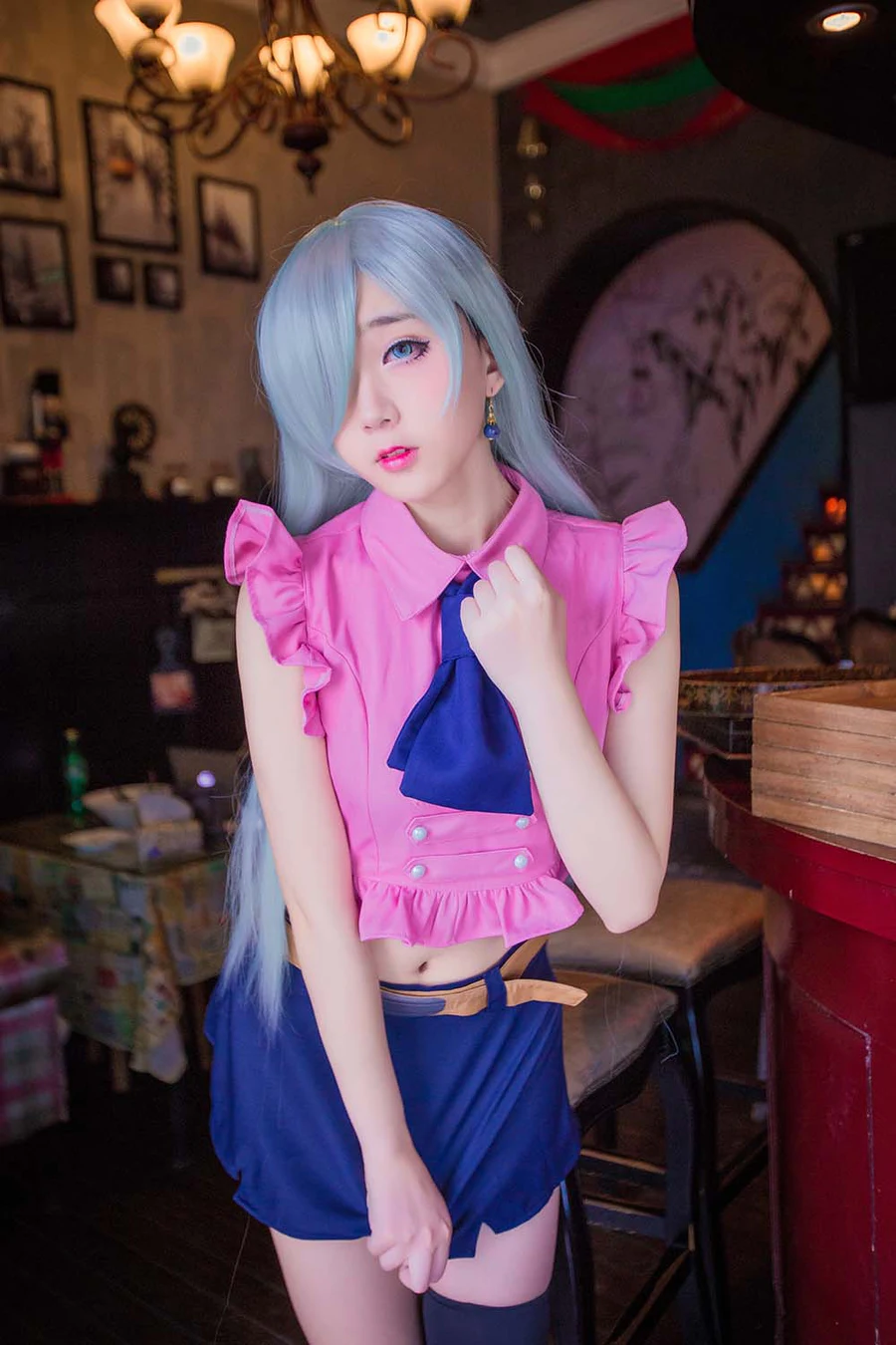 浅野菌子 – 七原罪 伊丽莎白·里昂妮丝 Cosplay-第1张