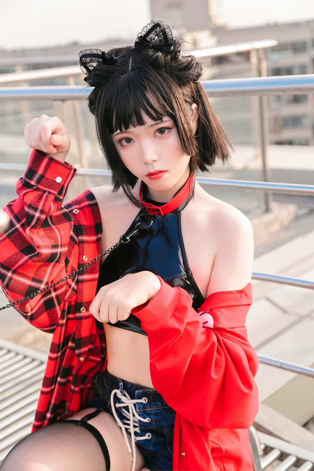 Fushii_海堂 – 猫猫头 Cosplay-第1张