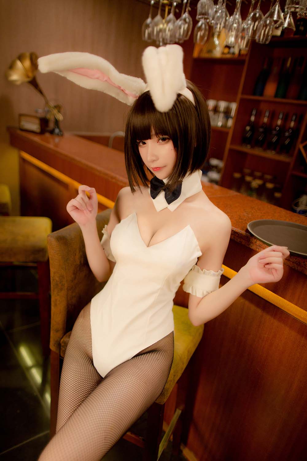 拼音拼嘤嘤 – 加藤惠兔女郎 Cosplay-第1张