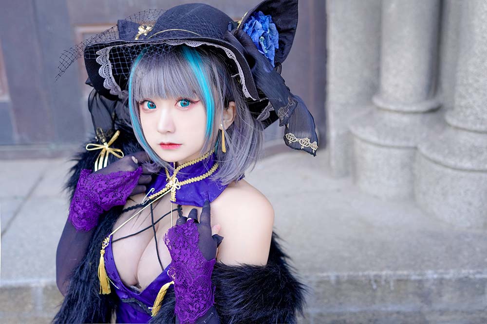 恩田直幸 – 柴郡旗袍 Cosplay-第2张