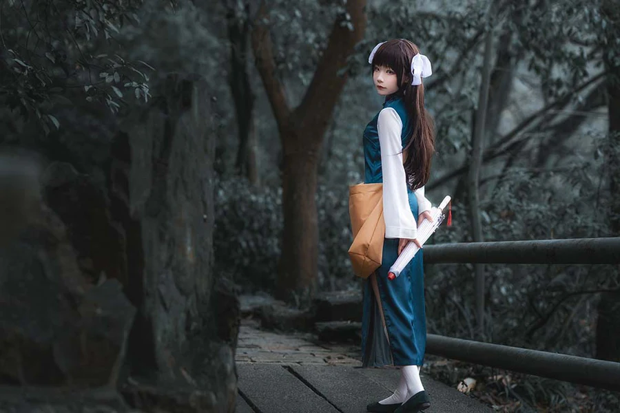 王胖胖u – 小道友旗袍 Cosplay-第2张