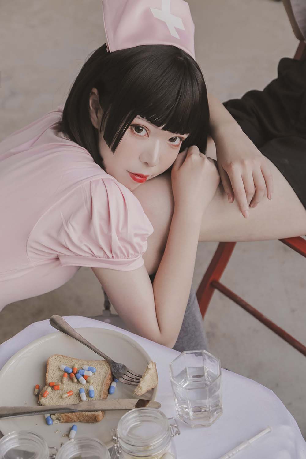 Fushii_海堂 – 护士 Cosplay-第2张