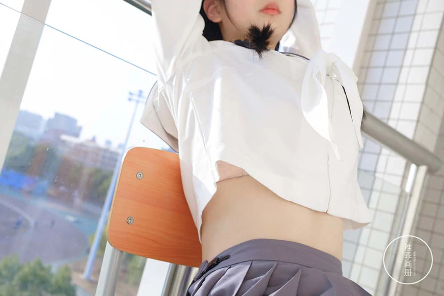 柴系小乖(稚乖画册) – 晴空 赤西夜夜 80D白丝 Cosplay-第2张