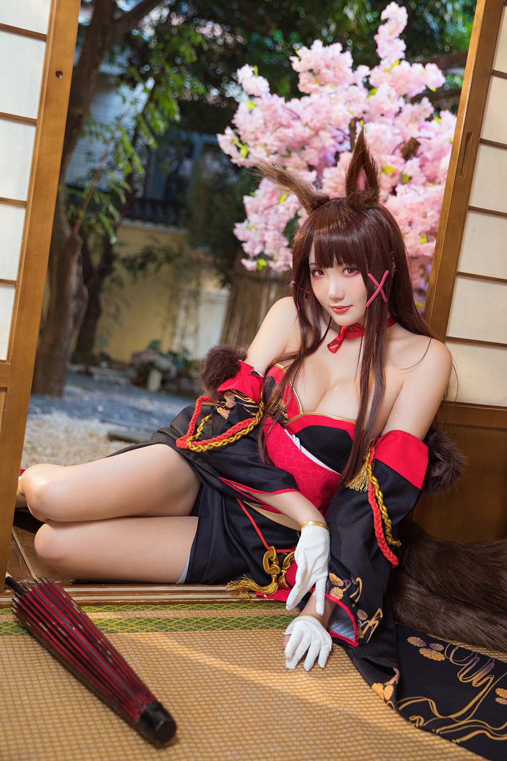 瓜希酱 – 赤城 Cosplay-第2张