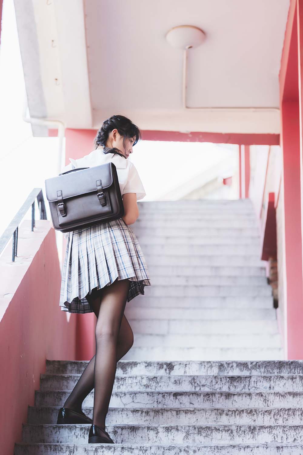西瓜 – 制服 Cosplay-第2张