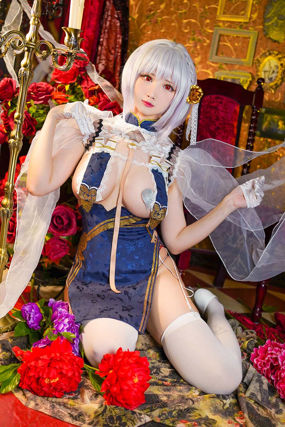 Coser萱-KaYa – 天狼星旗袍 Cosplay-第2张