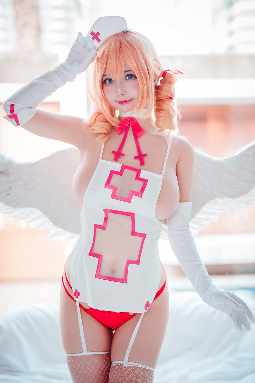 沖田凜花Rinka – Angle Nurse Cosplay-第2张