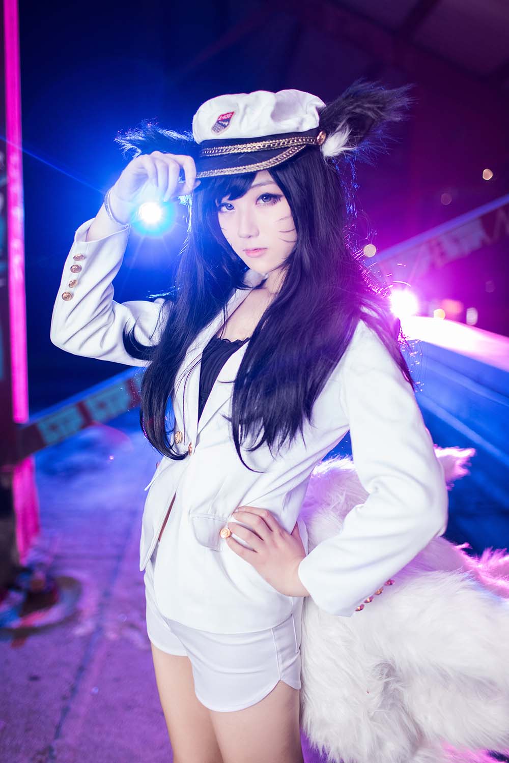 浅野菌子 – 英雄联盟 九尾妖狐阿狸 Cosplay-第1张