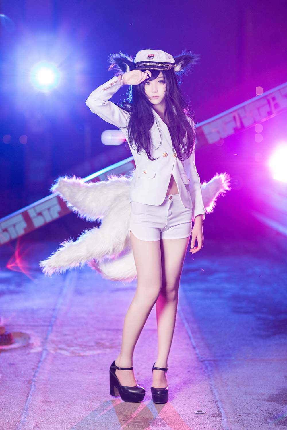 浅野菌子 – 英雄联盟 九尾妖狐阿狸 Cosplay-第2张