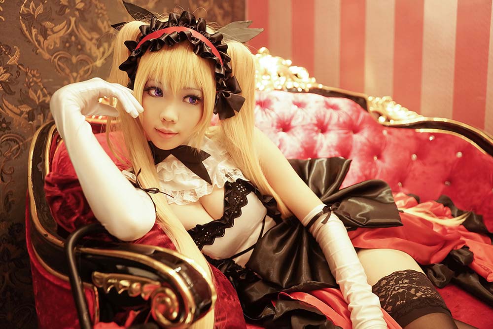 Ely_eee(ElyEE子) – 红黑下午茶 Cosplay-第1张