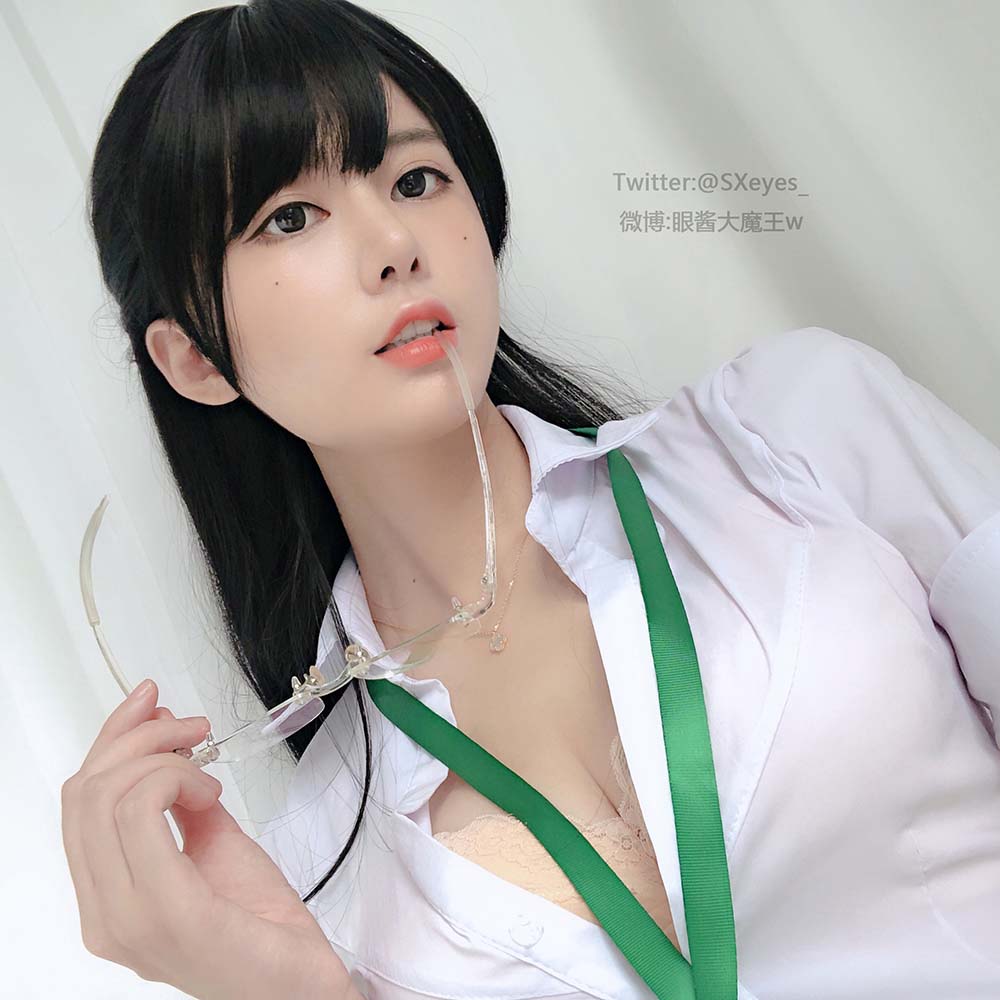 眼酱大魔王w – 黑丝OL Cosplay-第2张