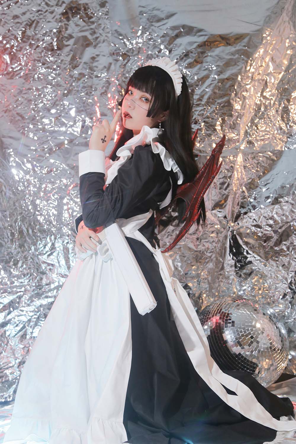 Fushii_海堂 – 生化女仆 Cosplay-第2张