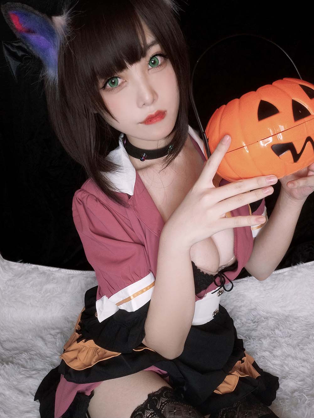 蜜汁猫裘 – 万圣节 Cosplay-第2张