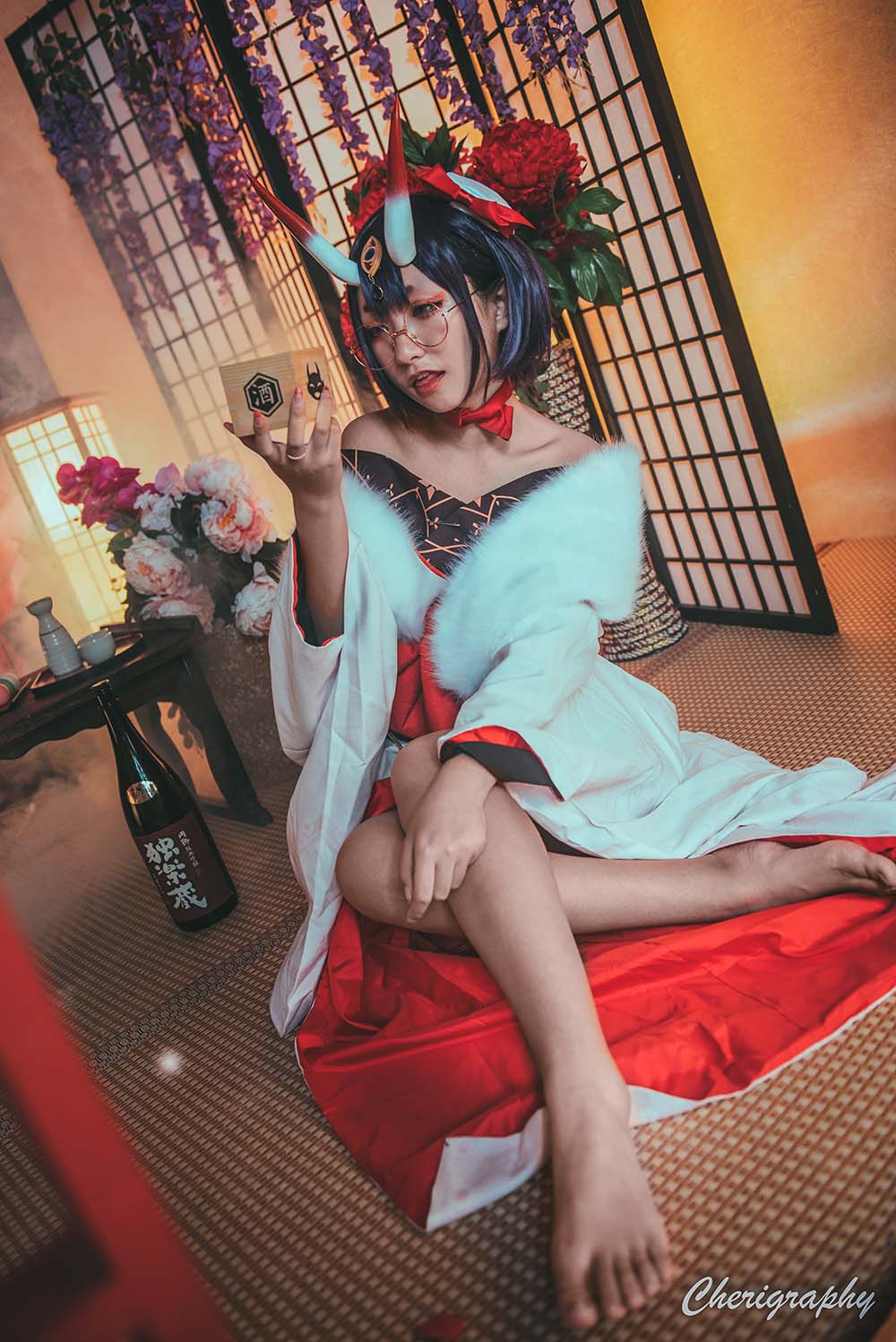 Roroki骷髅姫 – 酒吞和服 Cosplay-第2张