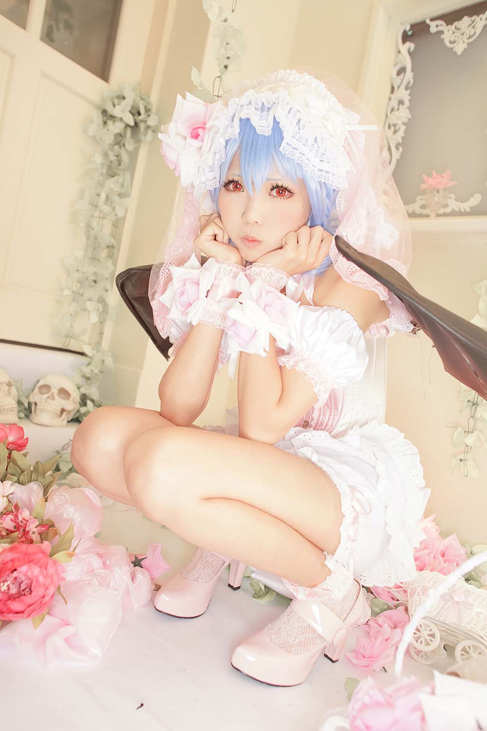 Ely_eee(ElyEE子) – 蕾米莉亚·斯卡雷特 Cosplay-第2张