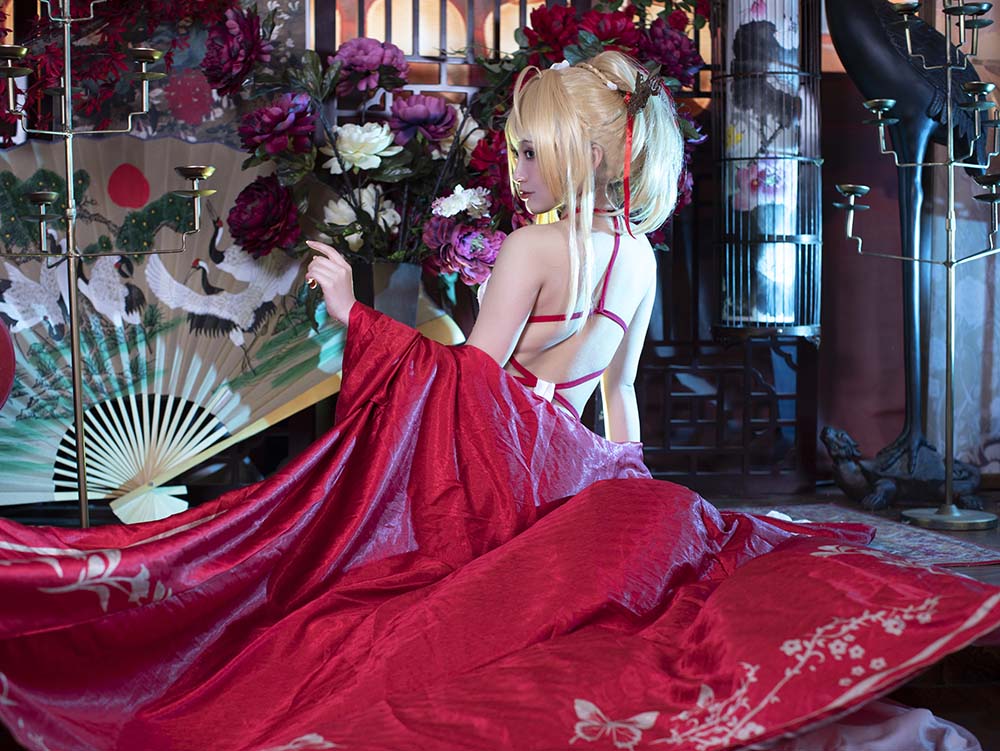 洛璃LoLiSAMA – 光荣凉夜香雪 Cosplay-第2张