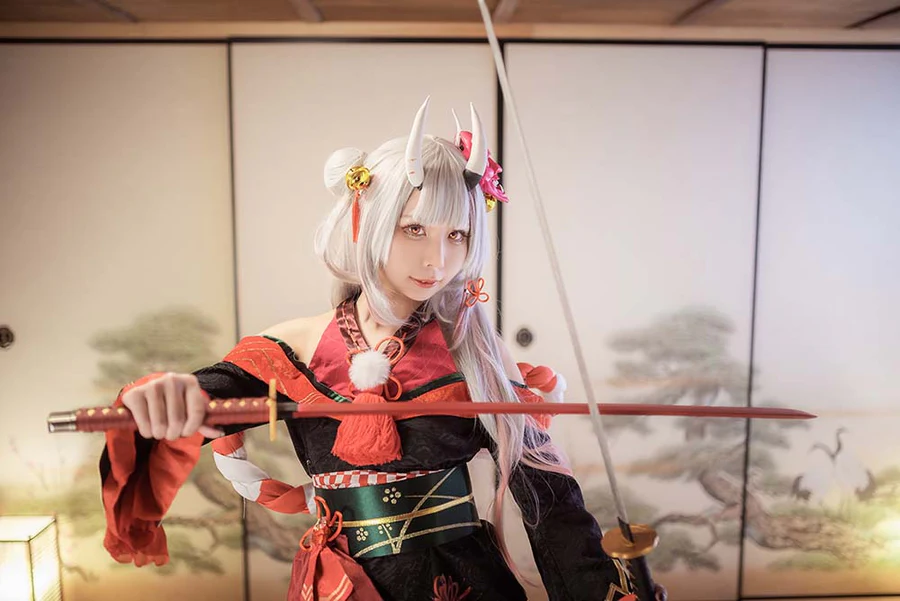 紫姝 – 百鬼あやめ Cosplay-第1张