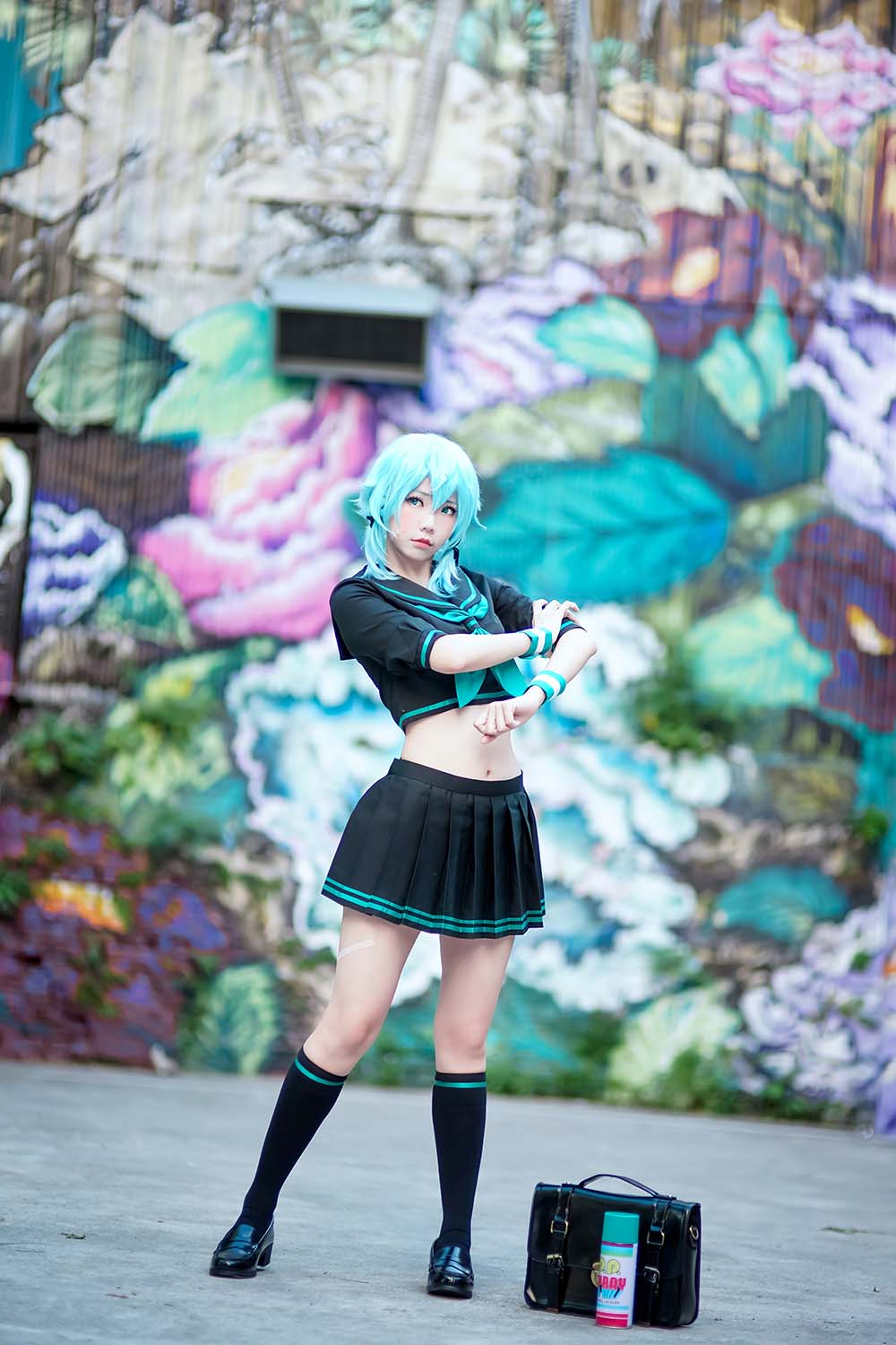 Ely_eee(ElyEE子) – 诗乃JK Cosplay-第1张