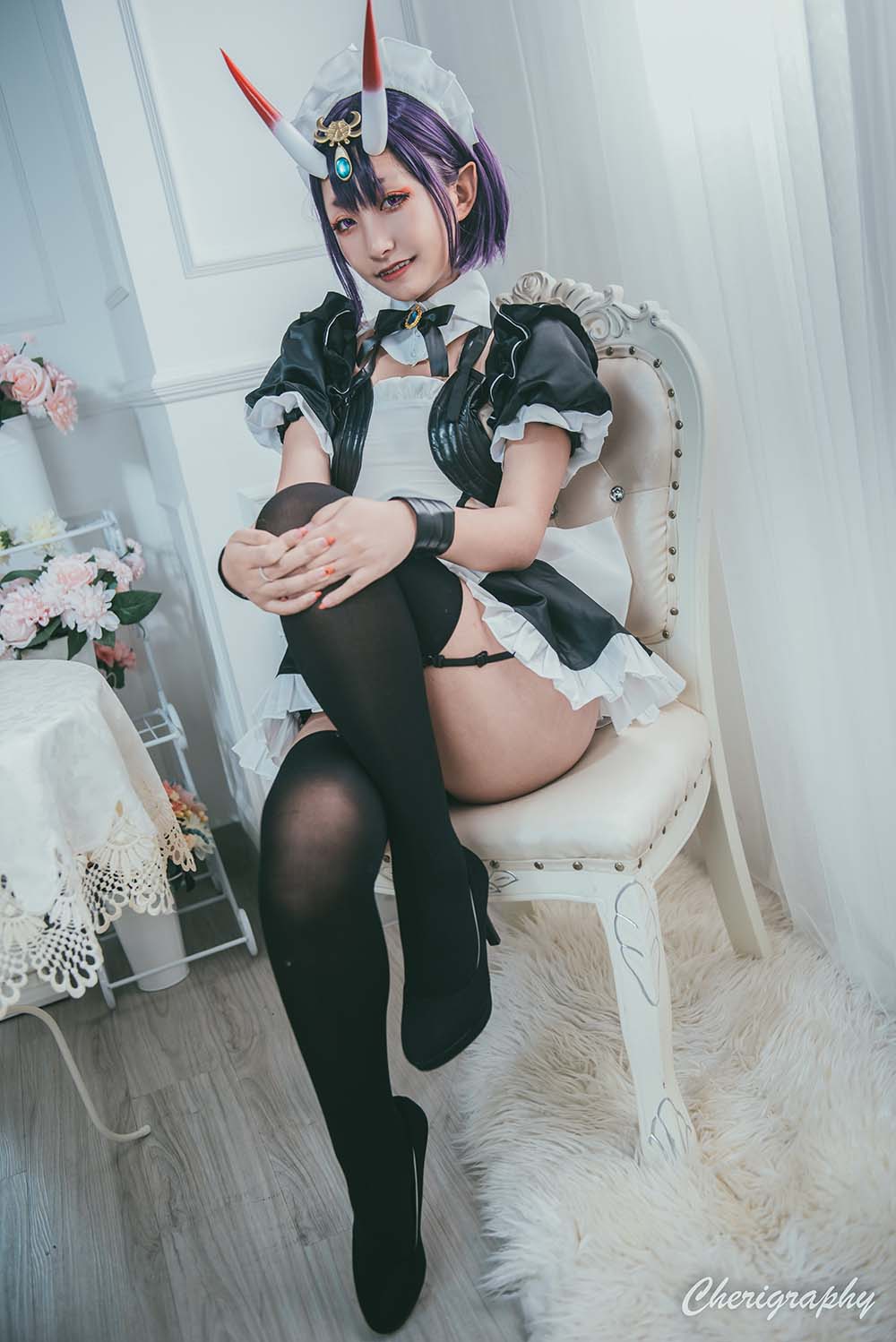 Roroki骷髅姫 – 酒吞女仆 Cosplay-第2张
