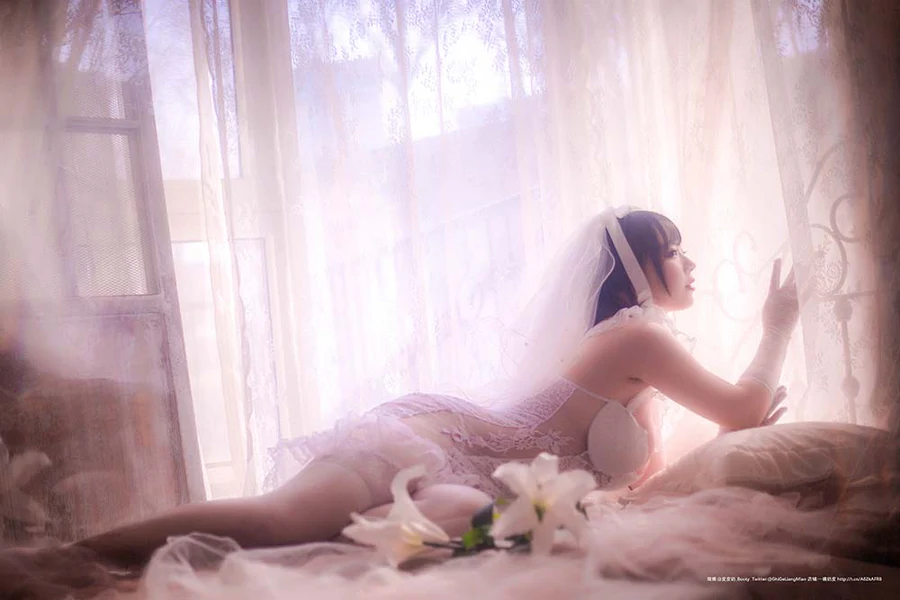 皮皮奶可可爱了啦 – 朦胧婚纱 Cosplay-第2张