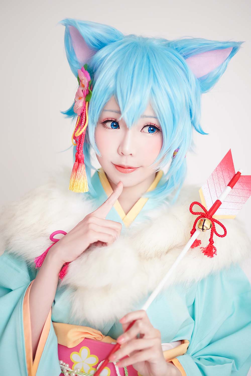 Ely_eee(ElyEE子) – 诗乃浴衣 Cosplay-第1张