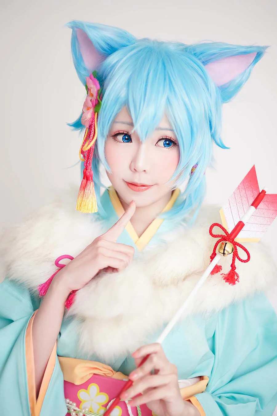 Ely_eee(ElyEE子) – 诗乃浴衣 Cosplay-第1张