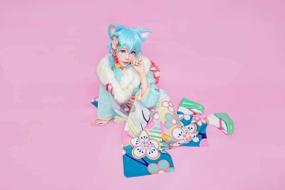 Ely_eee(ElyEE子) – 诗乃浴衣 Cosplay-第2张