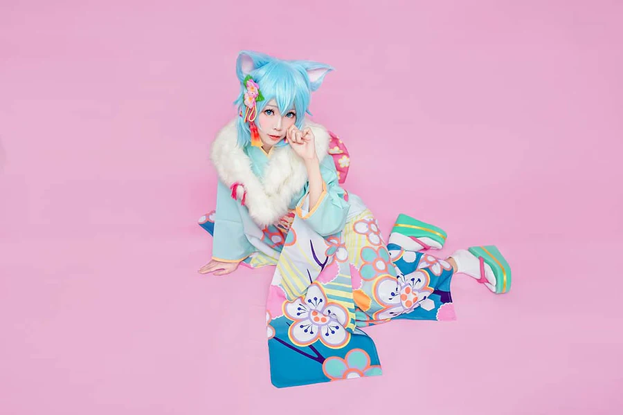 Ely_eee(ElyEE子) – 诗乃浴衣 Cosplay-第2张