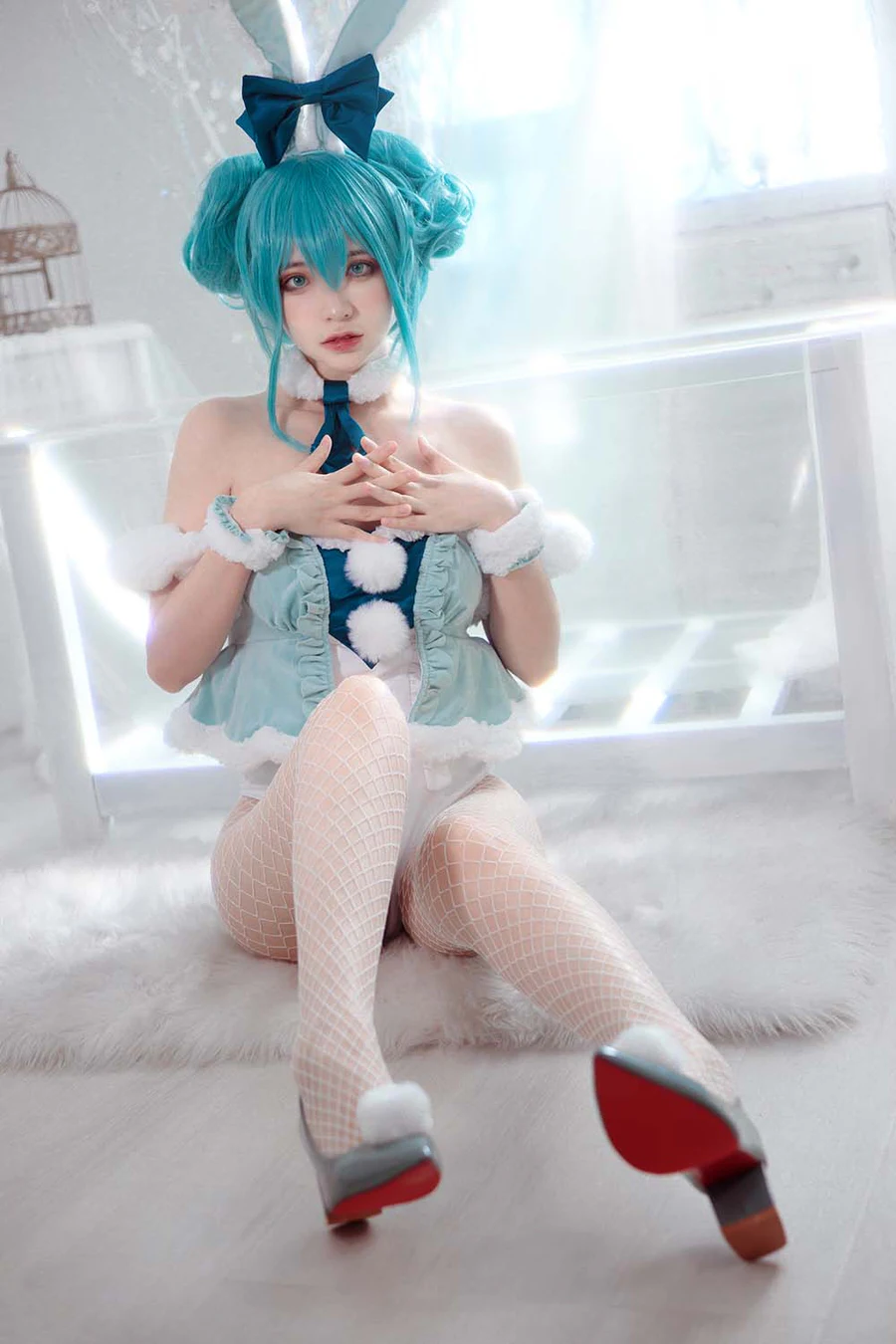 疯猫ss – miku初音兔女郎 Cosplay-第1张