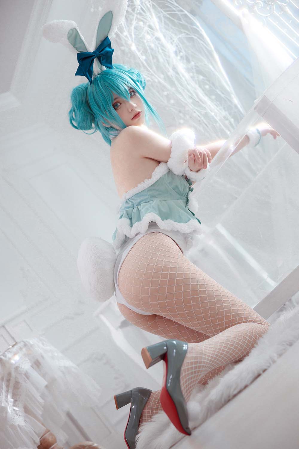 疯猫ss – miku初音兔女郎 Cosplay-第2张