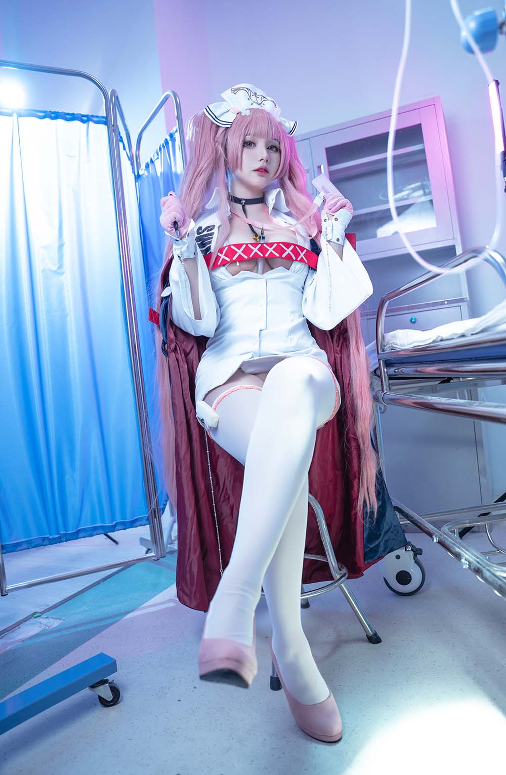 Shiroi_白井茶茶 – 碧蓝航线 英仙座护士 Cosplay-第1张