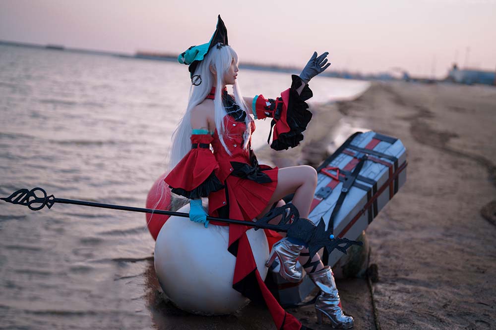 面饼仙儿 – 浊心斯卡蒂 Cosplay-第1张