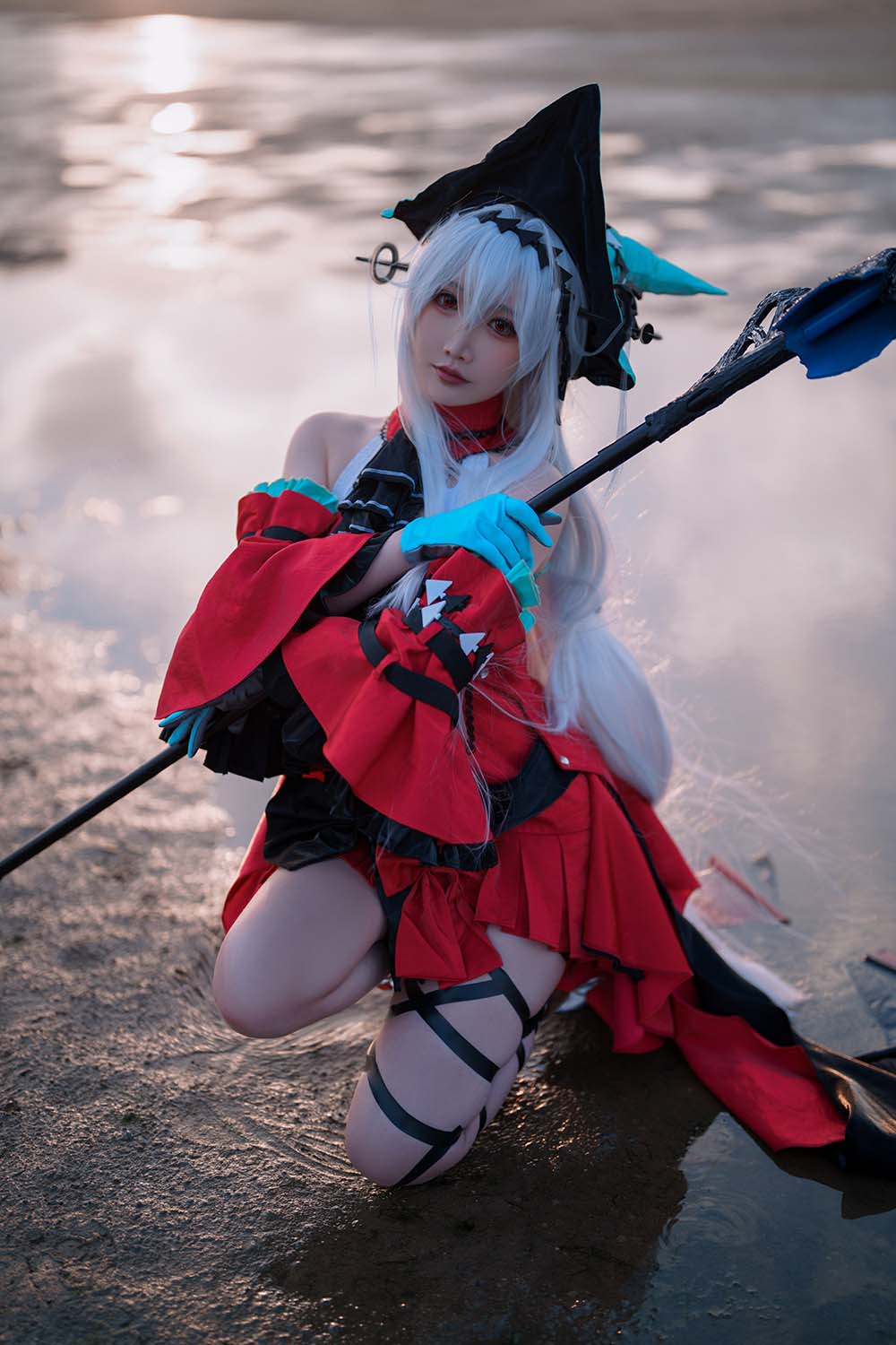 面饼仙儿 – 浊心斯卡蒂 Cosplay-第2张