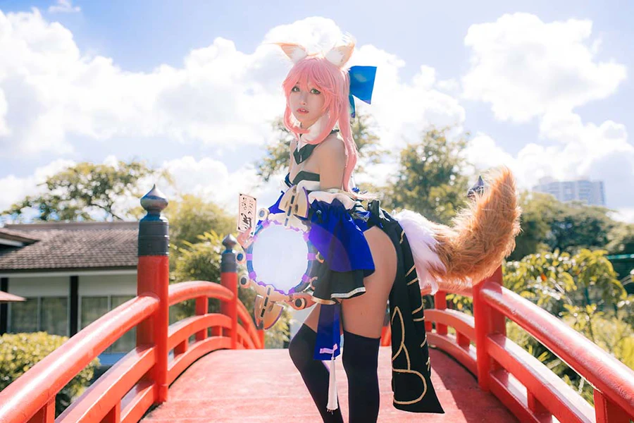 Roroki骷髅姫 – 玉藻の前 Cosplay-第2张