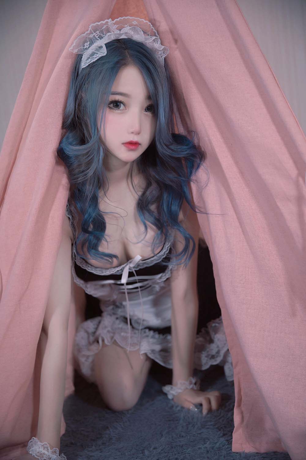 eloise软软 – 女仆兔尾巴 Cosplay-第1张