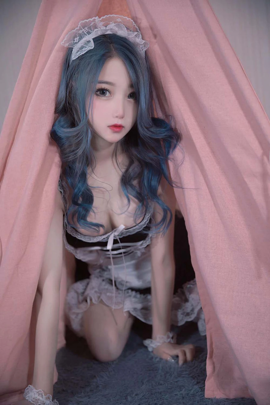 eloise软软 – 女仆兔尾巴 Cosplay-第1张