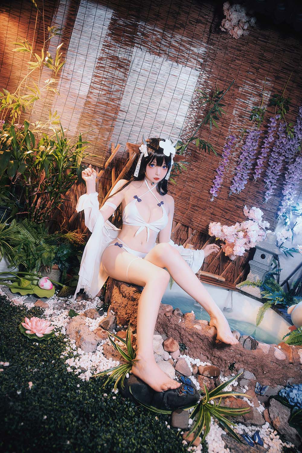小野寺地瓜 – 小牛泳装 Cosplay-第2张