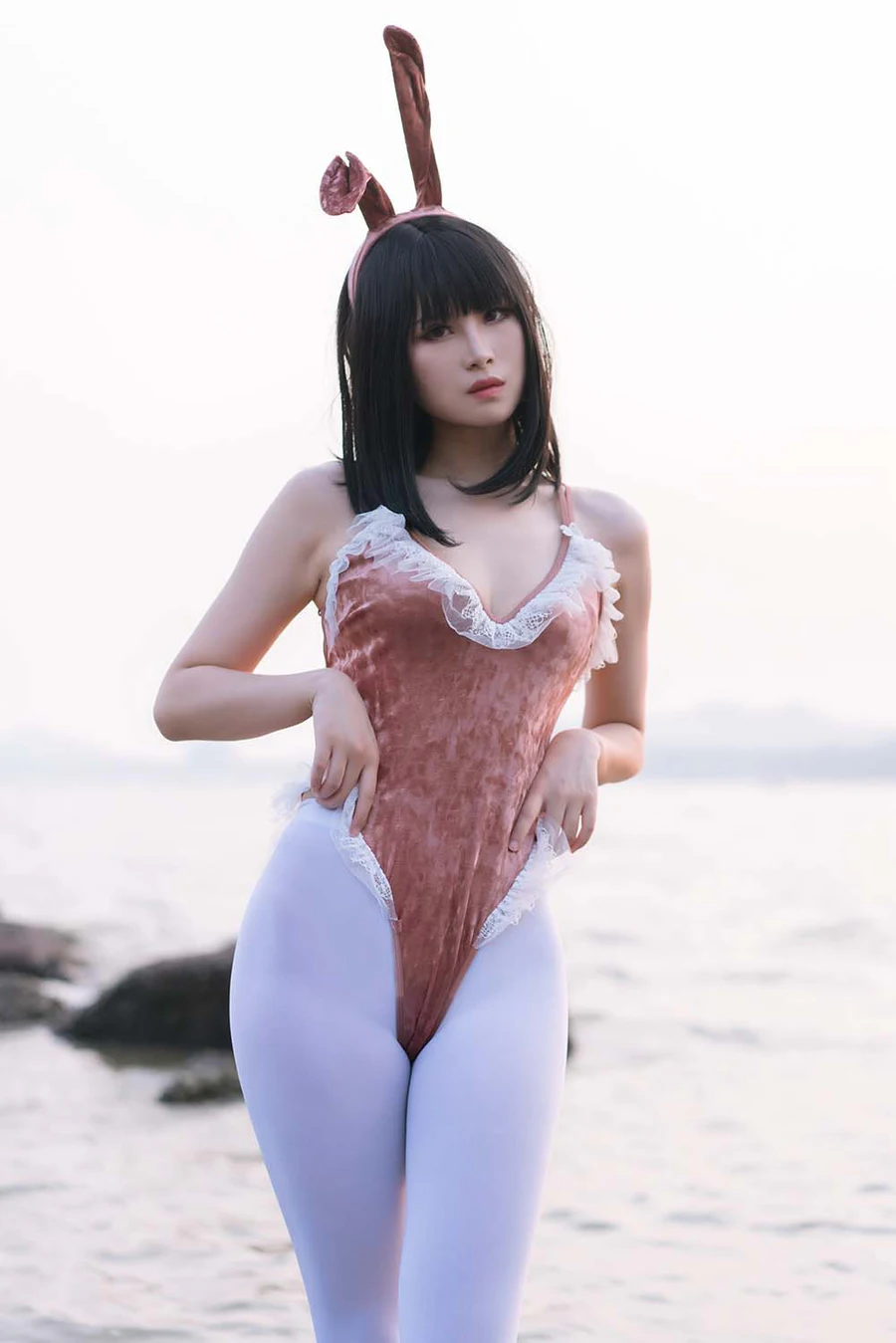田璐璐 – 粉兔 Cosplay-第2张
