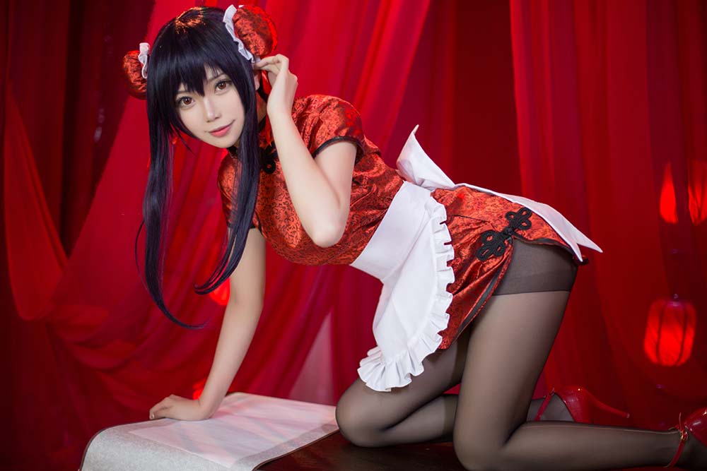 大肉丸Amiee – 旗袍 Cosplay-第1张